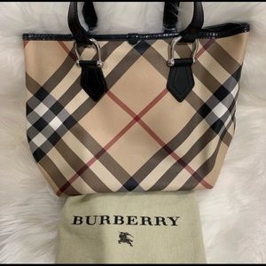 Authentic Burberry Nova Check Tote